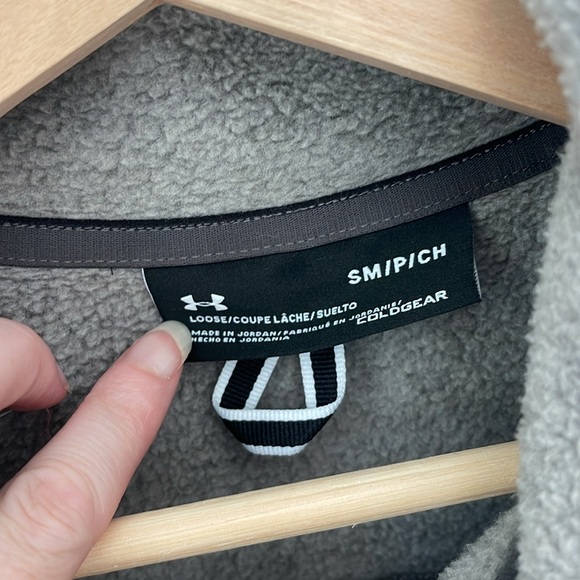 Under Armour UA Specialist 2.0 Barren Camo Gray Zip Up Jacket - Picture 4 of 8